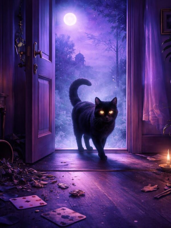 Sognare un gatto nero in casa: il significato nella Smorfia napoletana