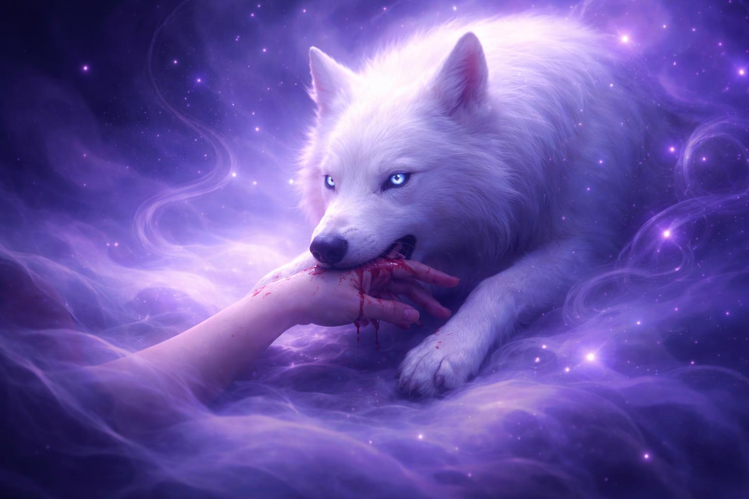 Sognare un cane bianco che morde la mano: interpretazione e significato