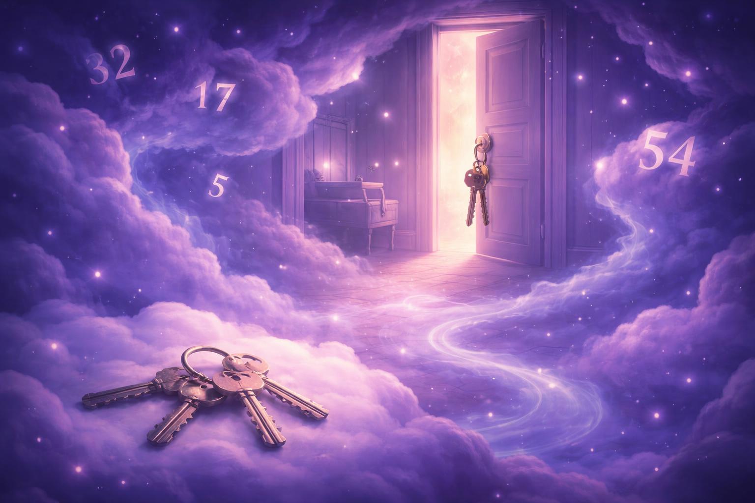 Sognare di dimenticare le chiavi dentro casa: significato e numeri
