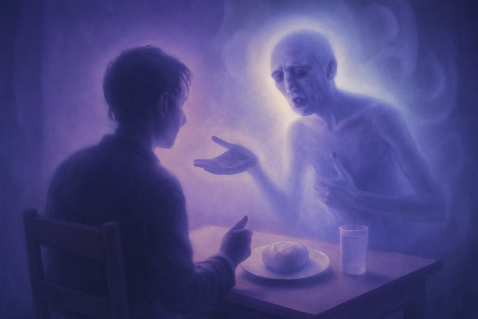 Sognare un defunto che chiede da mangiare — Significato e numeri