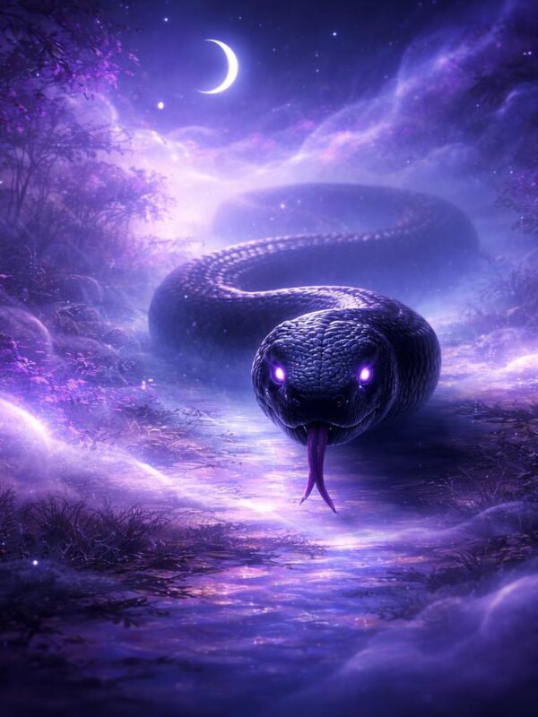 Sognare un serpente nero che ti segue: significato e interpretazione