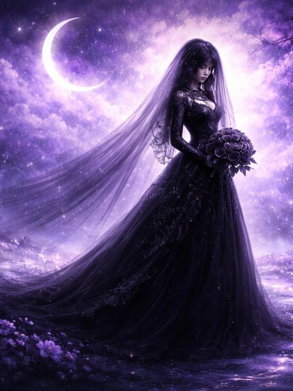 Sognare una sposa vestita di nero: significato e numeri associati